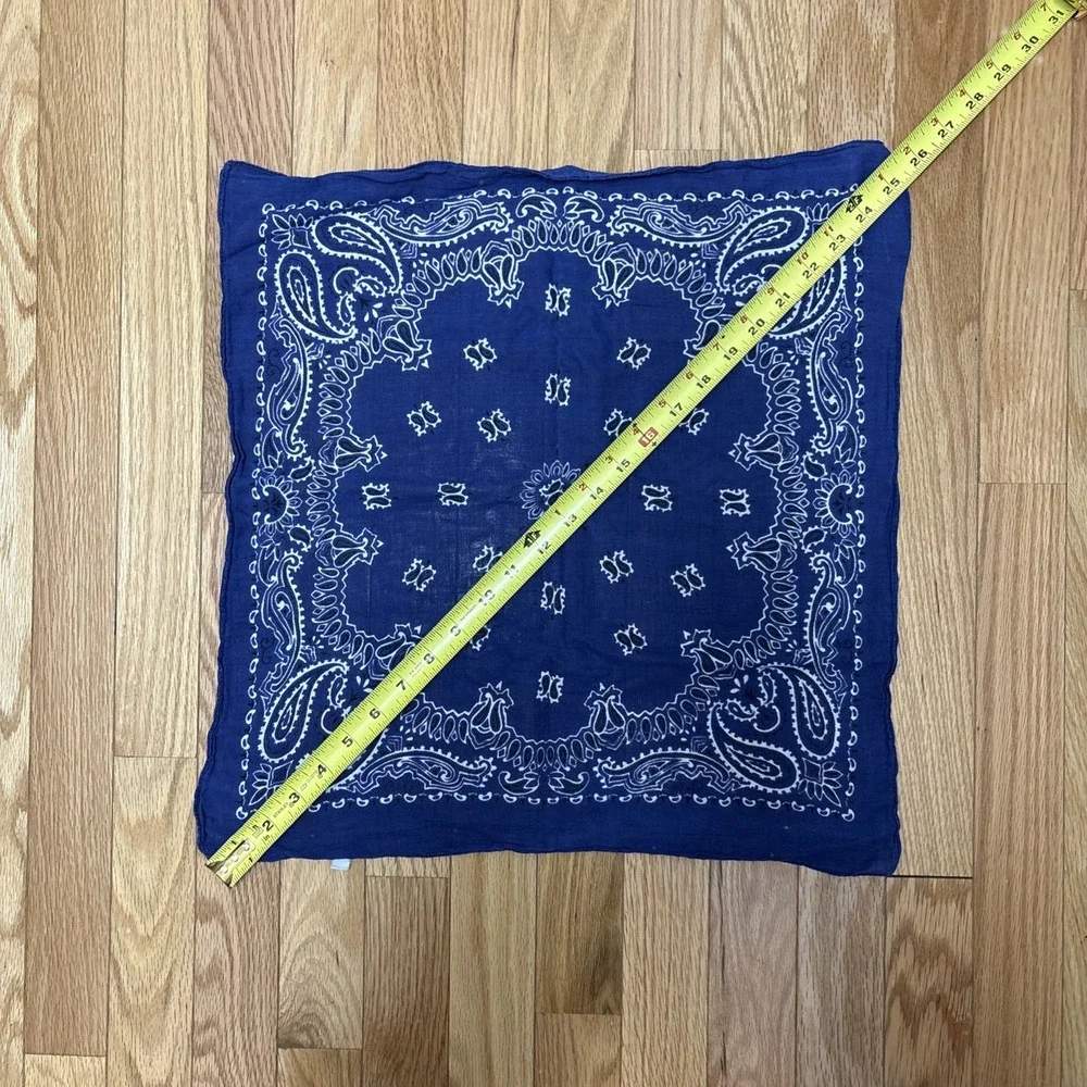 Vintage Navy Hav-A-Hank Blue Cotton Made in USA Bandana
